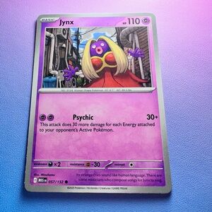 jynx - 057/132 (common) — pokemon: mega evolutions